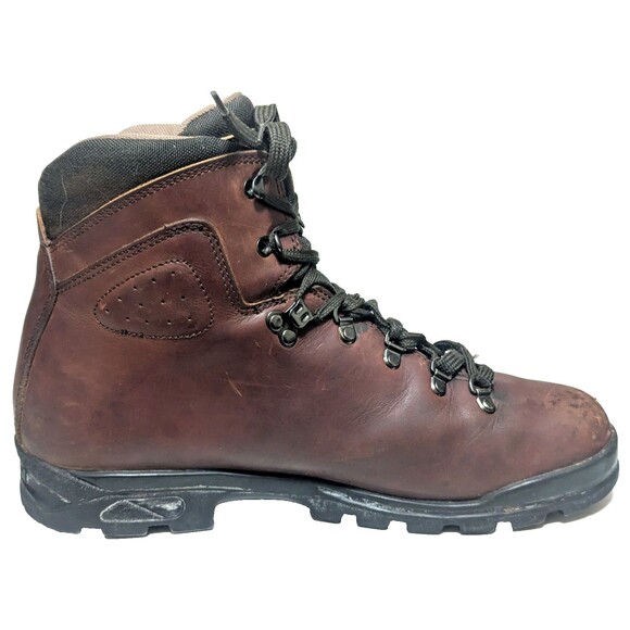 Vintage Tecnica Trekking Tecni-Dry Hiking Boots Men\'s Size 12D Cognac main image 10